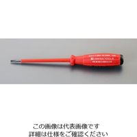 エスコ 2.5x0.4mm/ 80mm [ー]ドライバー(絶縁) EA560PN-52 1セット(5本)（直送品）