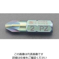 エスコ PZ4x25mm [Pozidriv]ドライバービット EA611PD-4 1セット(10本)（直送品）