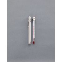 エスコ ー30°C~50°C/140mm 温度計(ポケット型) EA728GH-52 1セット(3個)（直送品）