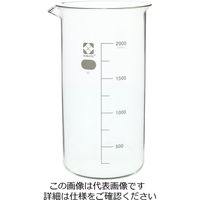 柴田科学 トールビーカー 2L 6入 010040-2000A 1箱(6個)（直送品）