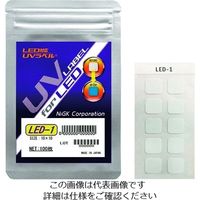 日油技研工業 日油技研 LED対応 UVラベル LED-1 1箱(100枚) 195-3579（直送品）
