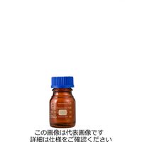 柴田科学 ねじ口びん(メジュームびん) 茶かっ色 青キャップ付 ISOねじ 150mL 10個入 017210-150A 1セット(10個)（直送品）