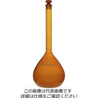 柴田科学 メスフラスコ 茶 カスタムA 2L 1個 026100-2000 1-8659-11（直送品）