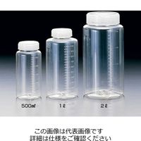 サンプラテック サンプラ(R) クリアー広口ボトル 2L ※ケース販売(30本入り) 02017c 1箱(30本)（直送品）