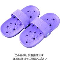 ミツギロン 両履きサンダル フルール ペールラベンダー BTー28ーPL BT-28-PL 1足 208-3641（直送品）