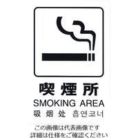 光（ヒカリ） 光 多国語ピクトサイン 喫煙所 TGP2032-7 1枚 195-0177（直送品）