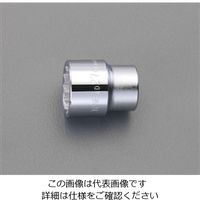 エスコ 1/2”DRx24mm ソケット EA618KM-24 1セット(10個)（直送品）