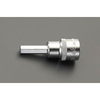 エスコ 1/2”DR/ 6x57mm [INHEX]ビットソケット EA618KT-6 1セット(10個)（直送品）