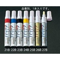 エスコ [黒/太字] ペイントマーカー EA765MP-23B 1セット(20本)（直送品）