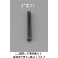 エスコ 2.0x 5mm スプリングロールピン(42本) EA949PC-201 1セット(1260本:42本×30パック)（直送品）