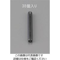 エスコ 2.0x10mm スプリングロールピン(38本) EA949PC-202 1セット(1140本:38本×30パック)（直送品）