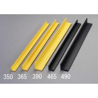 エスコ 50x50x1000mm コーナーガード(黄) EA983FG-350 1セット(3本)（直送品）