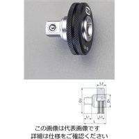 エスコ 3/8”DR クイックスピンナー EA618JE-6 1セット(5個)（直送品）