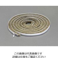 エスコ 6x9.5mm/2m すき間用モヘアシール材 EA944KD-201 1セット(10巻:1巻×10本)（直送品）