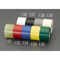 エスコ 50mmx20m ビニールテープ(赤/1巻) EA944NP-132 1セット(15巻)（直送品）