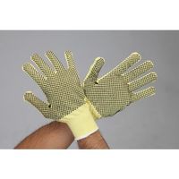エスコ [L] 手袋(ケブラー/薄手/すべり止め付) EA354E-85 1セット(10双)（直送品）