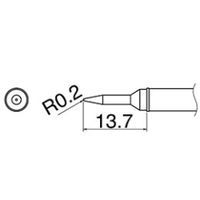 エスコ R0.2mm 交換用こて先 (EA304AL用) EA304AL-5 1セット(4個)（直送品）