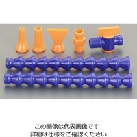 エスコ 1/4”x150mm クーラントホース(ノズル・コネクタ付) EA991DE-3 1セット(4セット)（直送品）