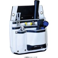 三共コーポレーション DBLTACT 本革釘袋 DTL-07-WH 582502 #582502 1個（直送品）