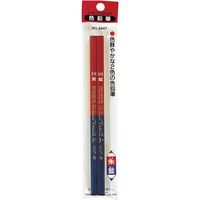 三菱鉛筆 色鉛筆 朱藍 2667 赤・青 K26672P 1パック×10