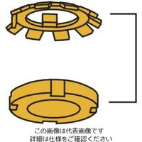 MSTコーポレーション アングルヘッドハーフ ベアリング用ナット座金 AN04/AW04 1セット（5個）（直送品）