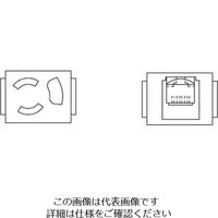 TERADA 器具ブロック（接地2P 15A 125V抜止×1 / CAT5Eモジュラジャック×1） SFC90014（直送品）