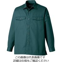 タカヤ商事 長袖ワークシャツ ディープグリーン 5L GC-2402-2-5L 1枚（直送品）