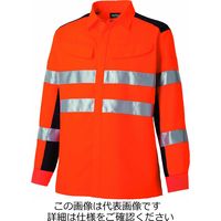 タカヤ商事 高視認性長袖シャツ オレンジ L TU-NP28-31-L 1枚（直送品）