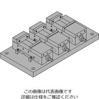 ナベヤ（NABEYA） ロックタイトMC精密マシンバイス多連バイス LT100MC-3 1個（直送品）