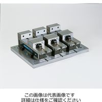 ナベヤ（NABEYA） ロックタイトCV精密マシンバイス 多連バイス LTCV100-3 1個（直送品）