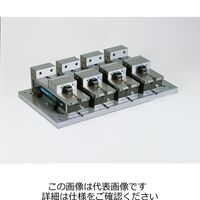 ナベヤ（NABEYA） ロックタイトCV精密マシンバイス 多連バイス LTCV125H-4 1個（直送品）