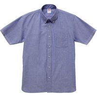 キャブ オックスフォード ボタンダウン ショートスリーブシャツ 男女兼用 M OX ブルー 126801 1着（直送品）