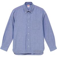 キャブ （メンズ） オックスフォードボタンダウン ロングスリーブシャツ XL OX ブルー 126901 1着（直送品）
