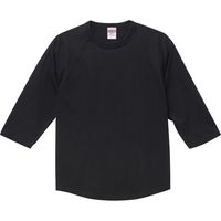 キャブ ５．６オンス ラグラン３／４スリーブ Ｔシャツ M ブラック 504501 1セット(2入)（直送品）