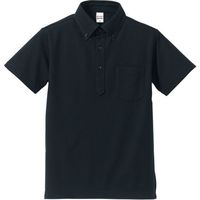 キャブ ５．３オンスドライ ＣＶＣ ポロシャツ（ボタンダウン・ポケット付） L ネイビー 505101 1セット(2入)（直送品）