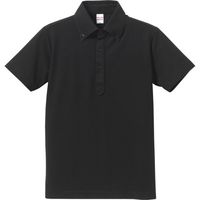 キャブ ５．３オンスドライ ＣＶＣ ポロシャツ（ボタンダウン） M ブラック 505201 1セット(2入)（直送品）