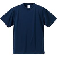 キャブ ４ . １オンス ドライＴシャツ ＢＩＧサイズ 男女兼用 XXXXL ネイビー 590001C 1セット(5入)（直送品）