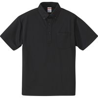 キャブ ４．１オンス ドライアスレチックポロシャツ（ボタンダウン・ポケット付） ブラック CAB 592101 2 XL 1着（直送品）