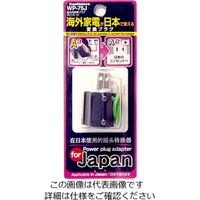 カシムラ 国内用変換プラグ3ピンA→A WP-75J 1個（直送品）