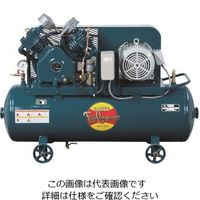 エスコ AC200V/2.2kw/50Hz エアーコンプレッサー(タンク 99L) EA116FB-50B 1台（直送品）