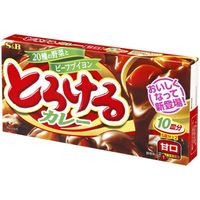 S&B エスビー とろけるカレー 甘口 180g x10 2507553 1箱(10P入) エスビー食品（直送品）