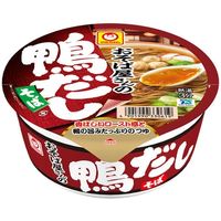 マルちゃん おそば屋さんの鴨だしそば カップ 98g x12 5164378 1箱(12P入) 東洋水産（直送品）