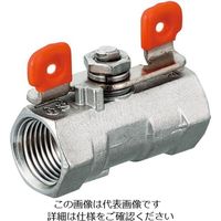 エスコ Rc 3/8” ボールバルブ(ステンレス製) EA470BR-3 1セット(4個)（直送品）