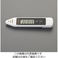 エスコ デジタル温度・湿度計(ペン型/クリップ付) EA742DA-1 1セット(2個)（直送品）