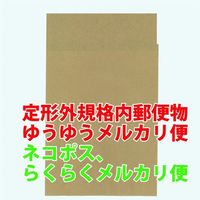 キングコーポ ポストイン封筒 小 未晒クラフト 100ガゼット貼（225×305×25） 190412 208-0776（直送品）
