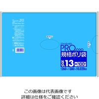 日本サニパック サニパック 規格ポリ袋13号青100枚 BL13 1袋(100枚) 199-0193（直送品）