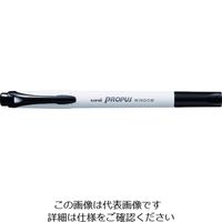 三菱鉛筆 uni プロパス・ウインドウ カラーマーカー ブラック 水性顔料 PUS103T.24 1本 195-3071（直送品）