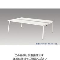 ナイキ 大型ベンチテーブル (基本型) (両面タイプ) RXFN1614K-WH 1台 208-5235（直送品）