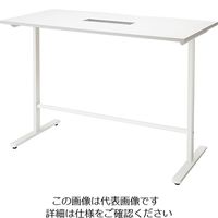 ナイキ 会議用テーブル (矩形・H1000) (配線ボックス付) MPH1575H-WH 1台 214-0814（直送品）