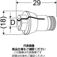 日本精密機械工作 リューター6型 コレットチャック φ4.0 CC 640 CC640 1個（直送品）